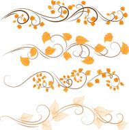 Leaves ornament