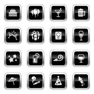 Supergloss Black Icons - Party