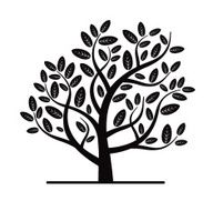 Black vector Tree N11