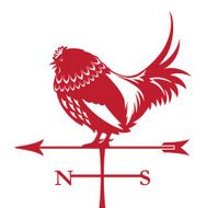 Rooster Silhouette icon N2