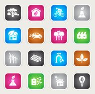 Multicolor Icons - Clean &amp; Green