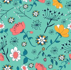 Floral Pattern N936