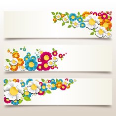 Flower Banner Set N3