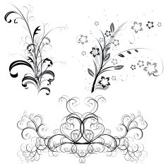 set of patterns and ornaments N2