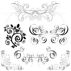 set of patterns and ornaments N3