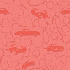 Seamless abstract car background with dialog bubble speech