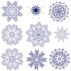 set arabesque openwork