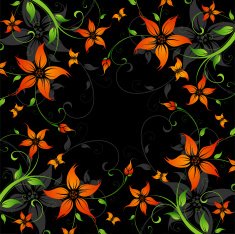 Flower pattern N148