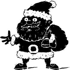 Grunge Santa