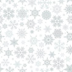 Seamless Snowflake Pattern N14