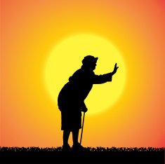 Vector silhouette of woman N308