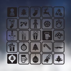 Christmas icons set N178