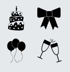 birthday icons N12
