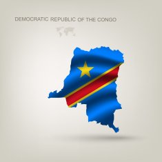 Flag of the Republic Congo as a country N2