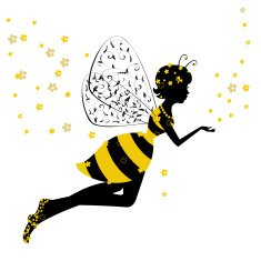 Little Bee Fairy Girl