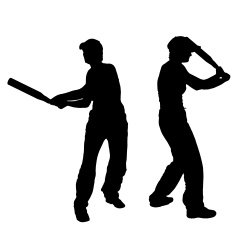 Vector silhouette of the woman N108
