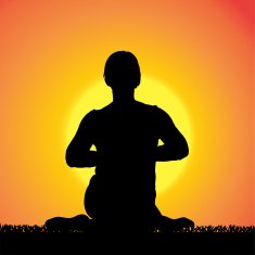 Vector silhouette of woman N339