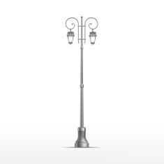 Vector Street Lamp Isolated on White Background