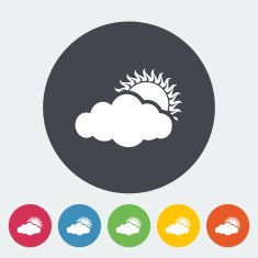 Cloudiness single icon N3
