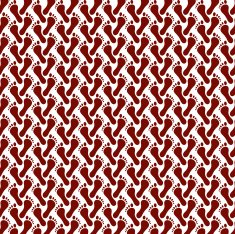 Feet pattern and background Foot flat texture