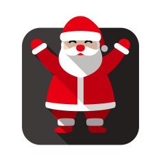 Santa Claus icon design N4