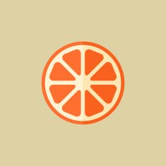 Orange Food Flat Icon