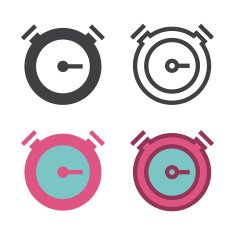 Stopwatch Icon N12