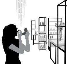 Department Store Beauty Section