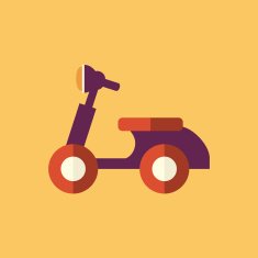 Bike Transportation Flat Icon N2