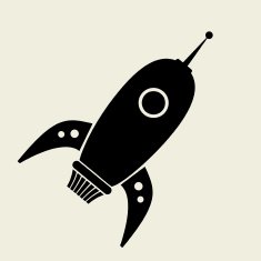 Retro Rocketship