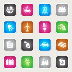Multicolor Icons - Alternative Energy