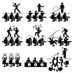 Judges Audition Singing Performance Talent Show Pictogram