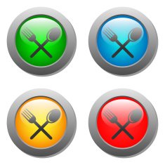 Fork and spoon icon