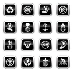 Supergloss Black Icons - Earth Day