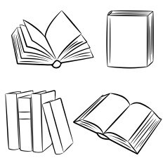 Books Vector illustration N2
