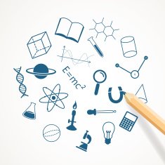 Vector Hand Drawn Science Icons N2