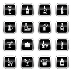 Supergloss Black Icons - Alcohol