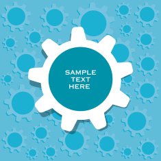 creative industrial brochure design background vector