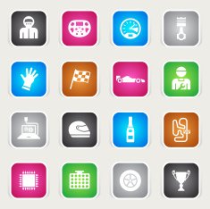 Multicolor Icons - Formula One