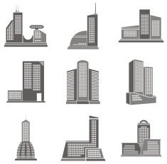 Vector Skyscraper Illustrations