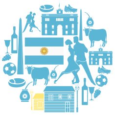Argentine icon Set N2