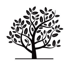 Black vector Tree N11