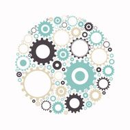 Vector Abstract Cog Wheels N5