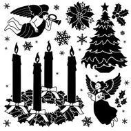 Christian Christmas design elements N3