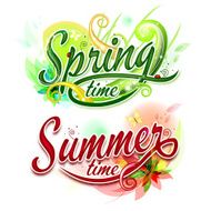 Spring and Summer banners