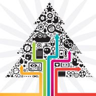 Social media Christmas tree N2