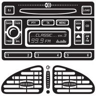 Car Radio Stereo and Air Vent Icons
