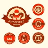 Car auto service set