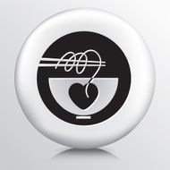 Round Icon With Ramen Noodles Symbol N2