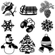 Winter design elements N2